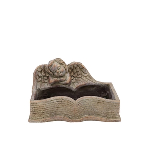 Concrete Golden Pot Angel Book 23x17x14cm