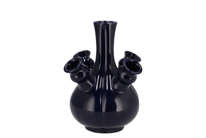 <h4>Rotterdam Blue Vase Tulip 17x17x17cm</h4>