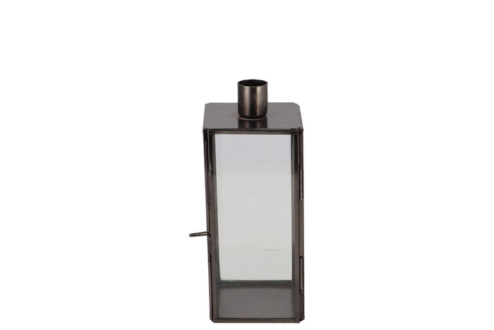 Braga Scottish Black Candle Holder 8x8x13cm