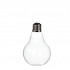Glass vase light bulb d13 22cm