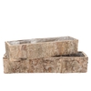 Birch Planter Rectangle S/2 30x8x7 / 45x12x9cm