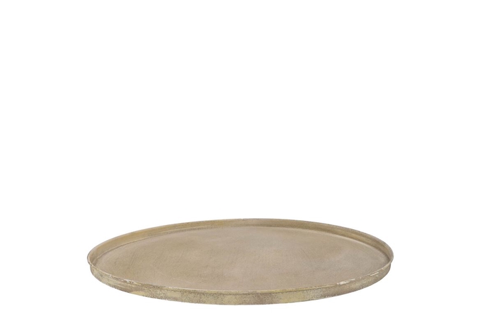 <h4>Coaster Cozy Gold Matt Tray Metal 37x2cm</h4>