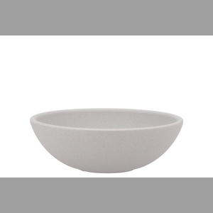 Vinci Matt Grey Bowl Low 20x7cm