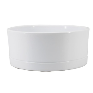 Coupe Lynn d22.5 h10.5cm blanc