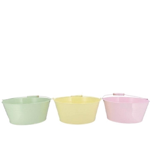 Zinc Dreamy Pastel Mix Basic Bowl Ass 34x14x30cm
