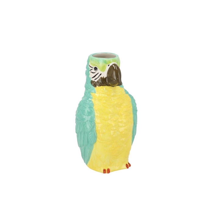 <h4>Kyra Yellow Parrot Vase 13x11x23cm</h4>
