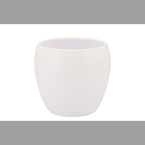 Vinci Matt White Flower Pot 14x13cm