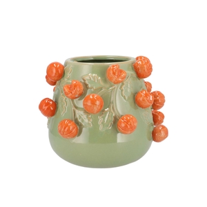 Fruit Mandarin Pistache Pot 24x19cm Nm