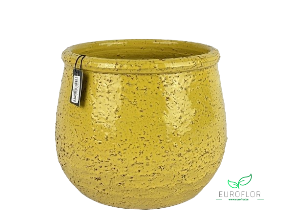 PLANTER CANDY  YELLOW 27*27*H24