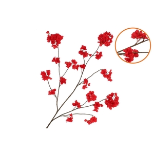 Silk Cherry Blossom Fiery Red 126cm Nm