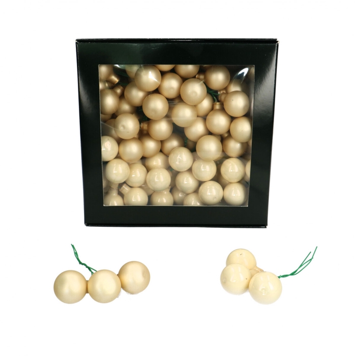 <h4>Kerstbal Bal/draad 25mm combi x144</h4>
