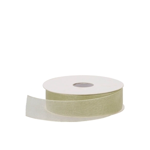 Ribbon Organza 60 Light Olive 50mx25mm