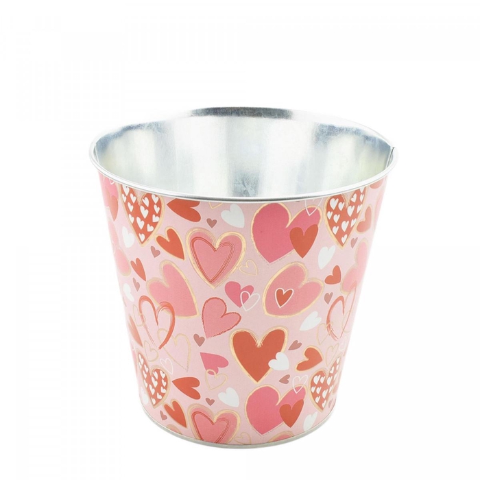 <h4>Valentine Zinc Alove pot d16*16cm</h4>