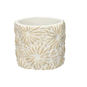 DF03-741272025 - Pot Filora d11.5xh10 cream