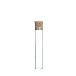 <h4>Glas Reageerbuis+kurk d02*15cm</h4>