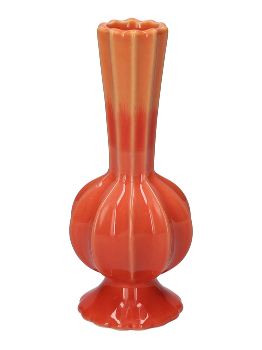 <h4>DF03-666802000 - Vase Celia1 multi d3.8/7xh15.8 orange/cherry</h4>