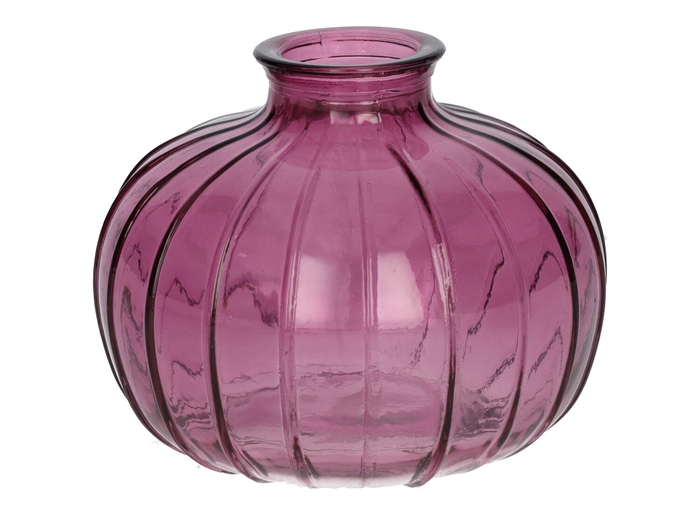 <h4>DF02-666634300 - Bottle Carmen d4/10.5xh8.5 aubergine transparent</h4>