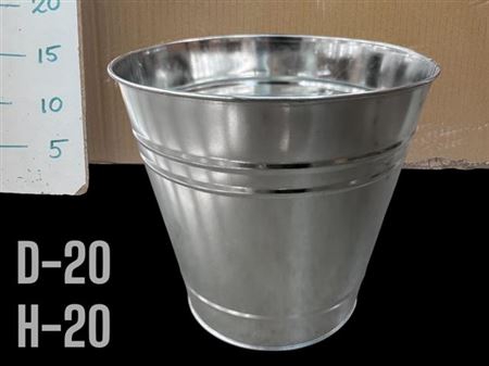 Deco Pot Zink H%