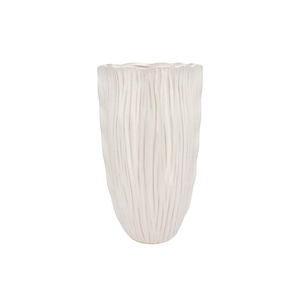 Lima White Vase Long 25x25x45cm Nm