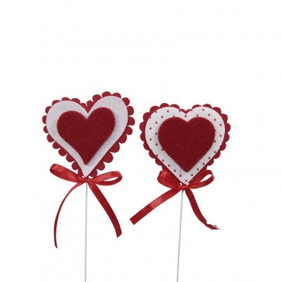 <h4>Valentine 20cm Heart fabric 7.5cm</h4>