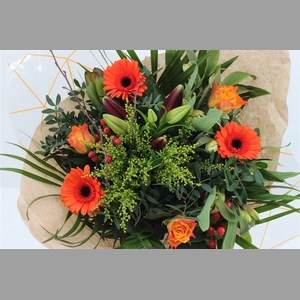 Boeket Roos Sp. Oranje