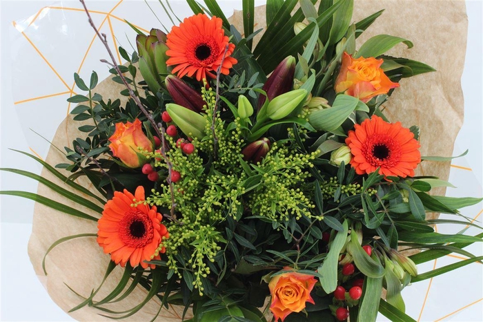 <h4>Boeket Roos Sp. Oranje</h4>