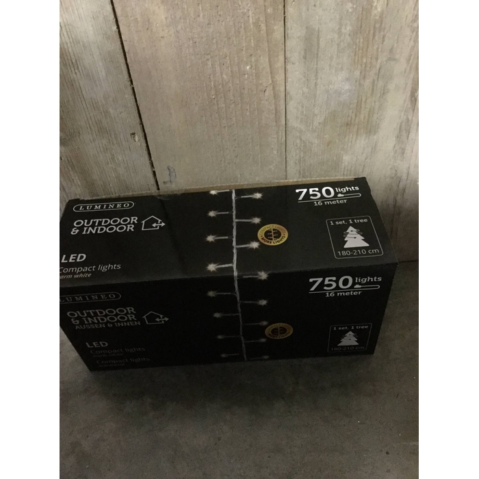 <h4>LED COMPACT RICELIGHTS OUTDOOR TRANSPARANT SNOER1600CM 750L WARMWIT</h4>