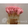 DECO stick heart wooden pink