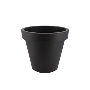 Plastique Anthracite Pot Bord Large 29cm