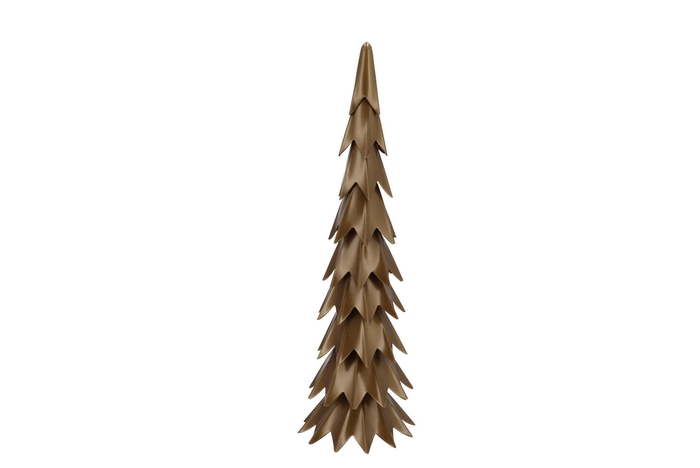 Hawley Gold X-mas Tree Deco 10x10x39cm