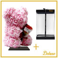 <h4>Promo Foam bear/bouquet 25cm+stand.</h4>