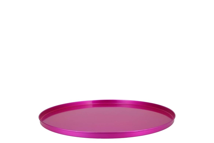 <h4>Coaster Jolly Fuchsia Tray Metal 37x2cm</h4>