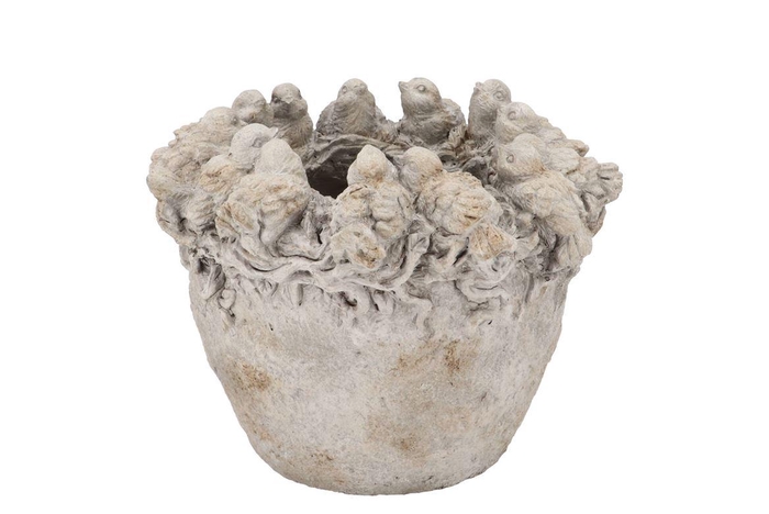 <h4>Concrete Sparrow Grey Nest 20x20x16cm</h4>