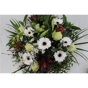 Boeket Roos Groot Wit