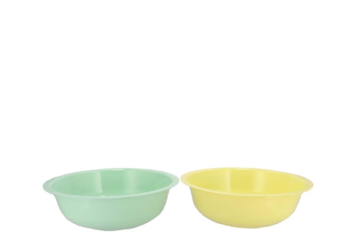<h4>Zinc Basic Pastel Green/yellow Bowl 28x9cm Nm</h4>