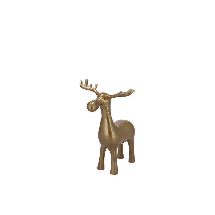 <h4>Hawley Gold Moose Deco 8x8x9cm</h4>