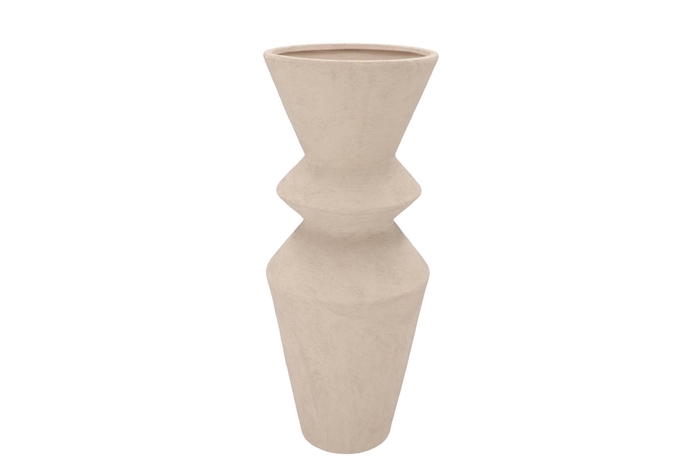 Lisboa Sand Vase Finish 20x20x50cm
