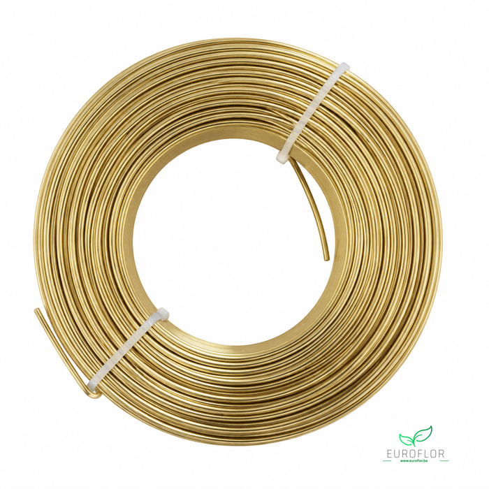 <h4>ALUMINIUMDRAAD GOLD 2MM 60M 500GR</h4>