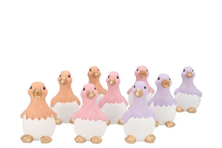 <h4>Farm Pretty Pink Duck Egg Ass 9x8x15cm Nm</h4>
