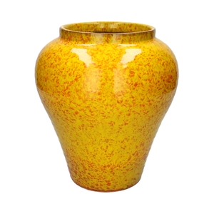 DF03-740864100 - Vase Risa d17/26.5xh29 yellow