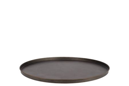 <h4>Coaster Bronze Tray Metal 25x25x2cm Nm</h4>