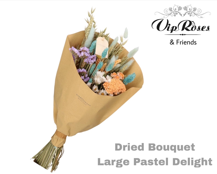 DRIED BOUQUET LARGE PASTEL DELIGHT