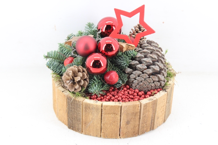 <h4>arr5 Kerst MB - Hout rond latjes red x2</h4>