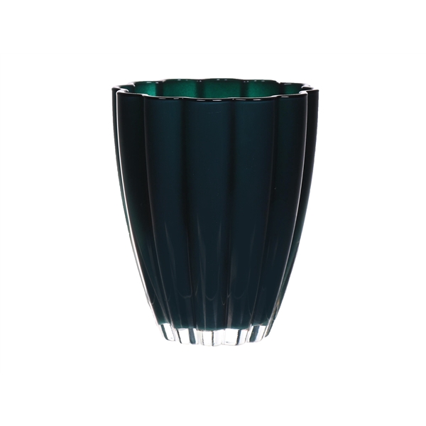 <h4>Vase Bloom d14xh17 grey petrol</h4>