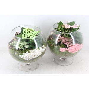 arr2 MB - Glas op voet x3 - roze/wit