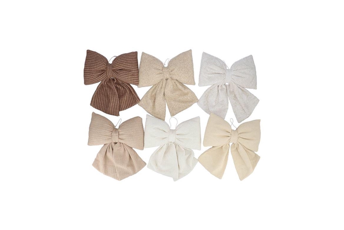 <h4>Deco Sand Bow X-mas Ass 13x15cm</h4>