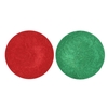 Melamine Shine Green/red Plate Round Ass 40x40x2cm