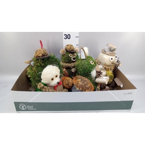 Decoratie  ..Vogelzaadfiguur  H%