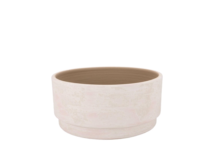 Romy Ecru Bowl Round 24x13cm