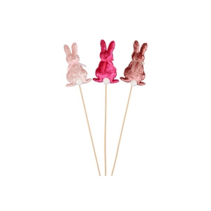 Easter Stick Bunny Pink Ass P/1 50x8cm